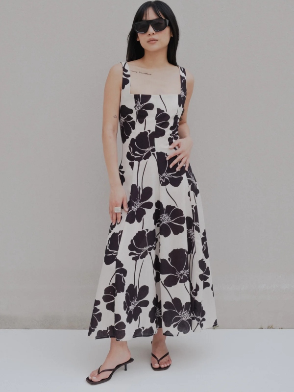 Abito Midi Flower