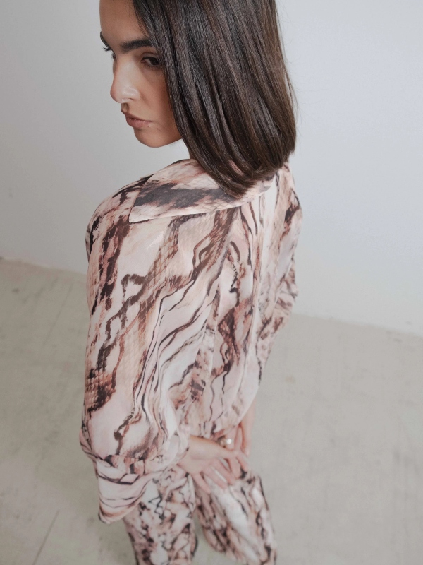 Camicia Fluida Animalier