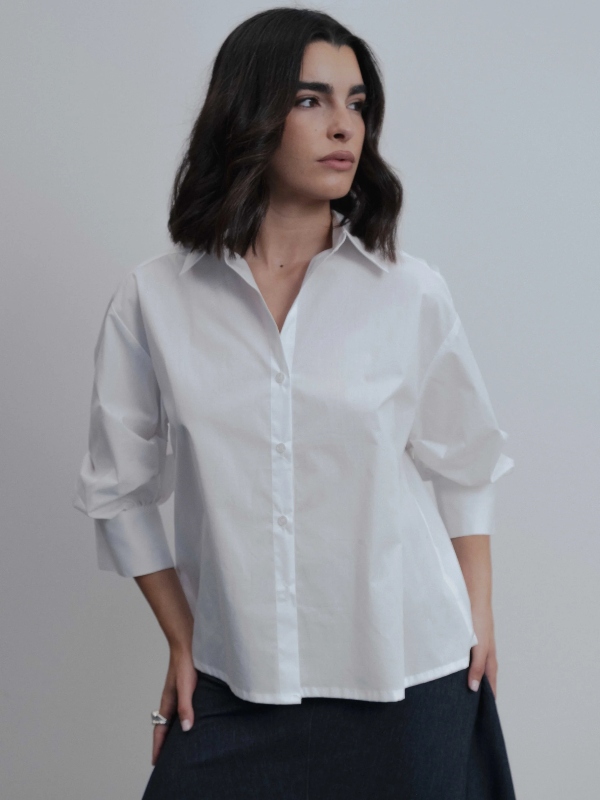 Camicia Maniche Sbuffo