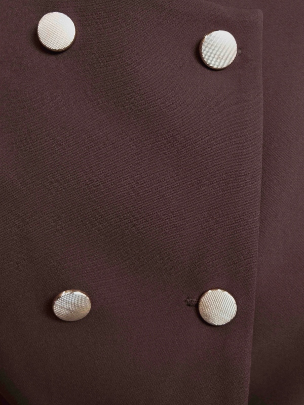Gilet Doppiopetto Marrone