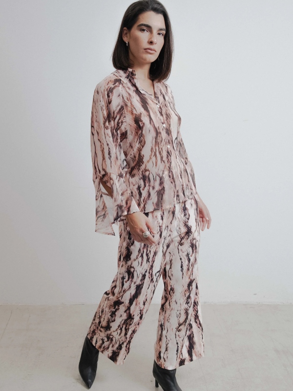 Pantaloni Culotte Animalier