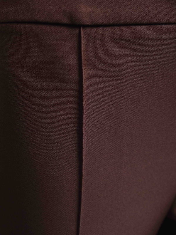 Pantaloni Fluidi Marroni