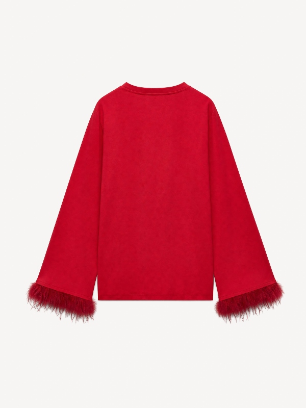Maglia Piume Rossa