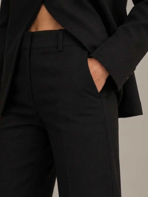 Pantaloni Dritti Neri
