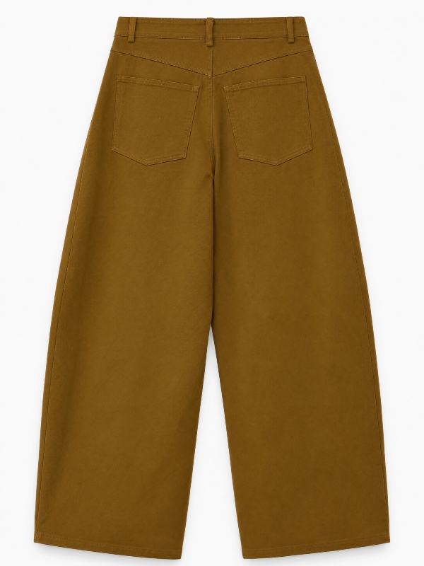 Pantaloni Foulard Cammello